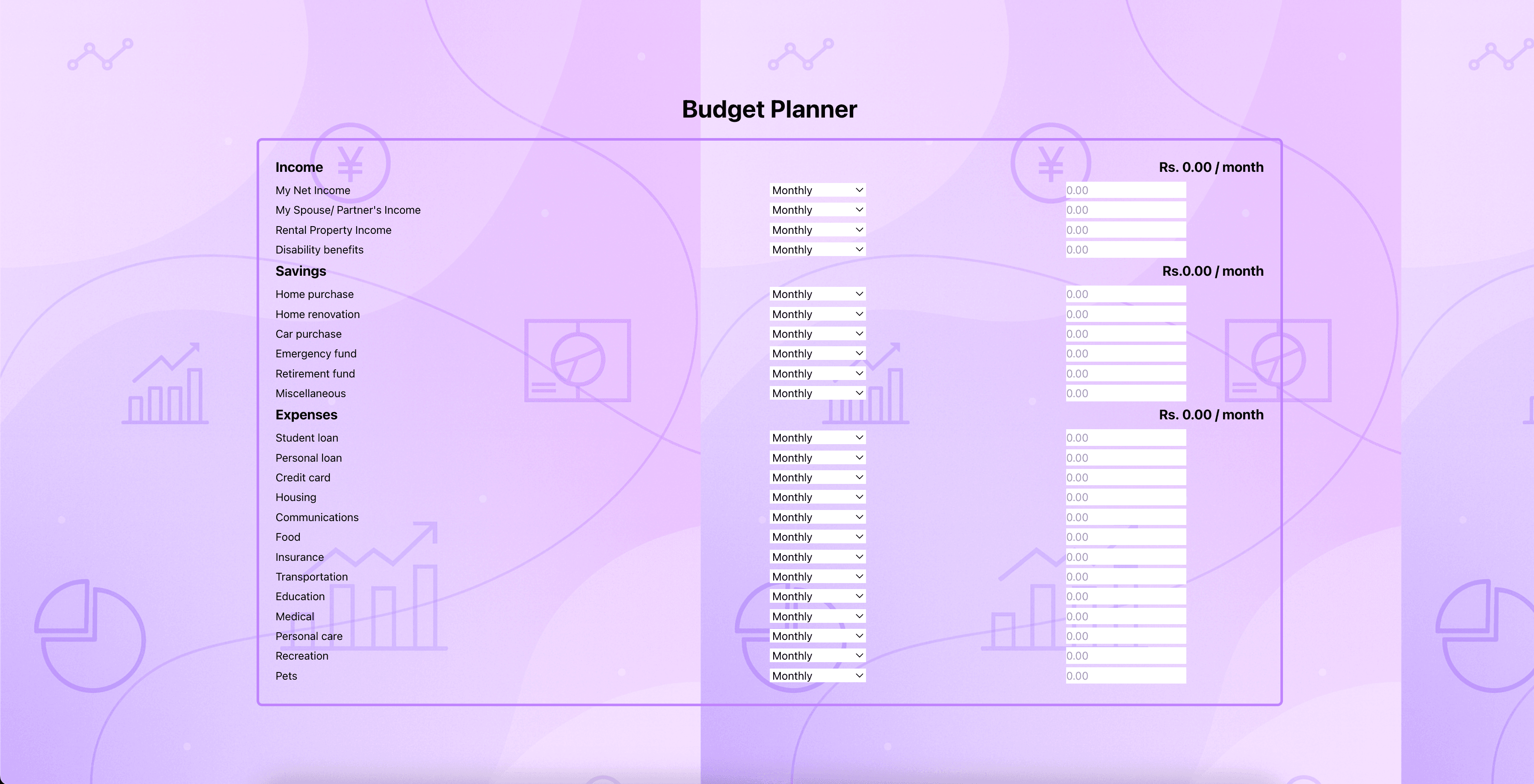 Budget Planner
